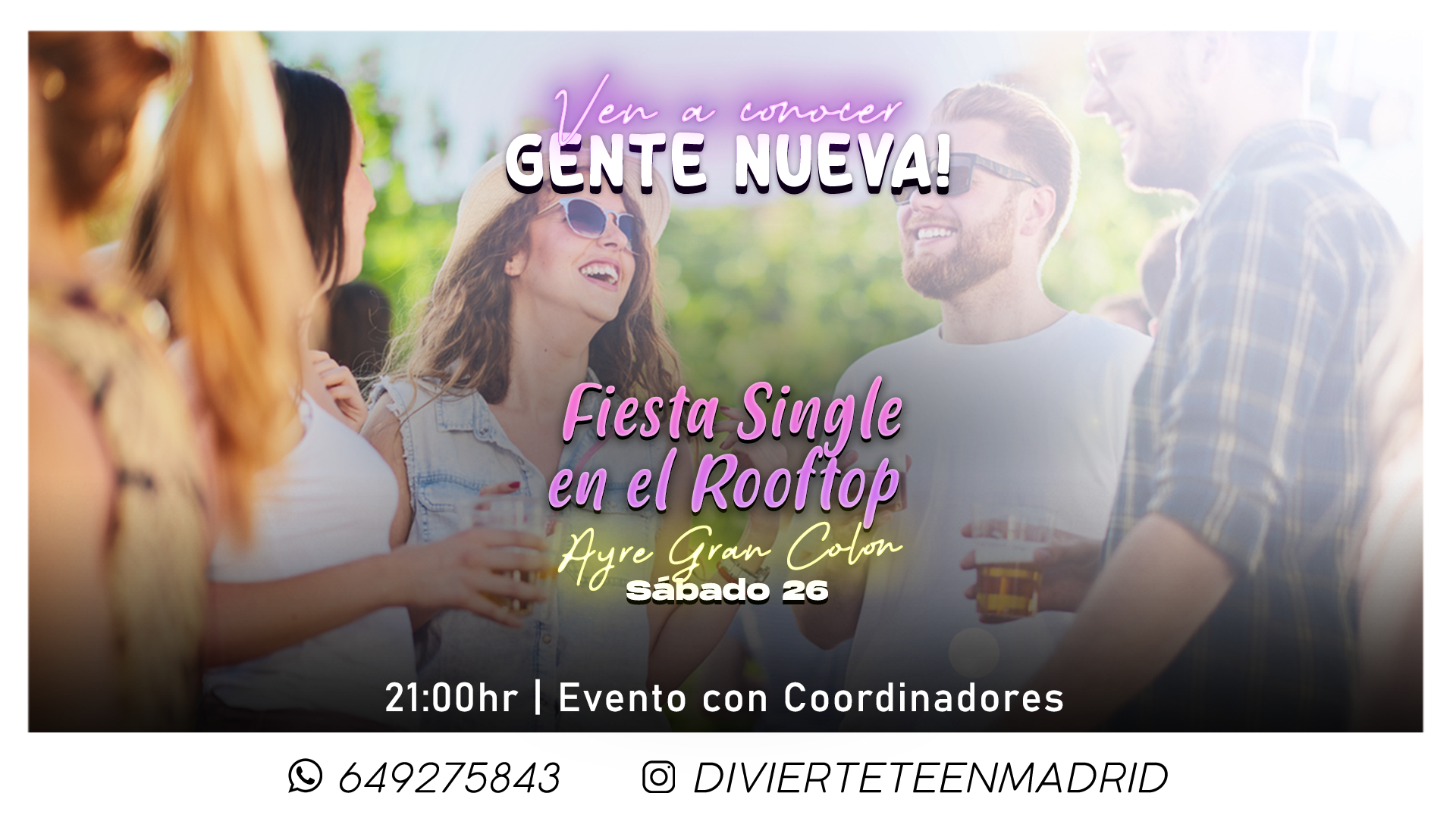 FIESTA SINGLE EN EL ROOFTOP DEL HOTEL AYRE GRAN COLON + FLORIDA.