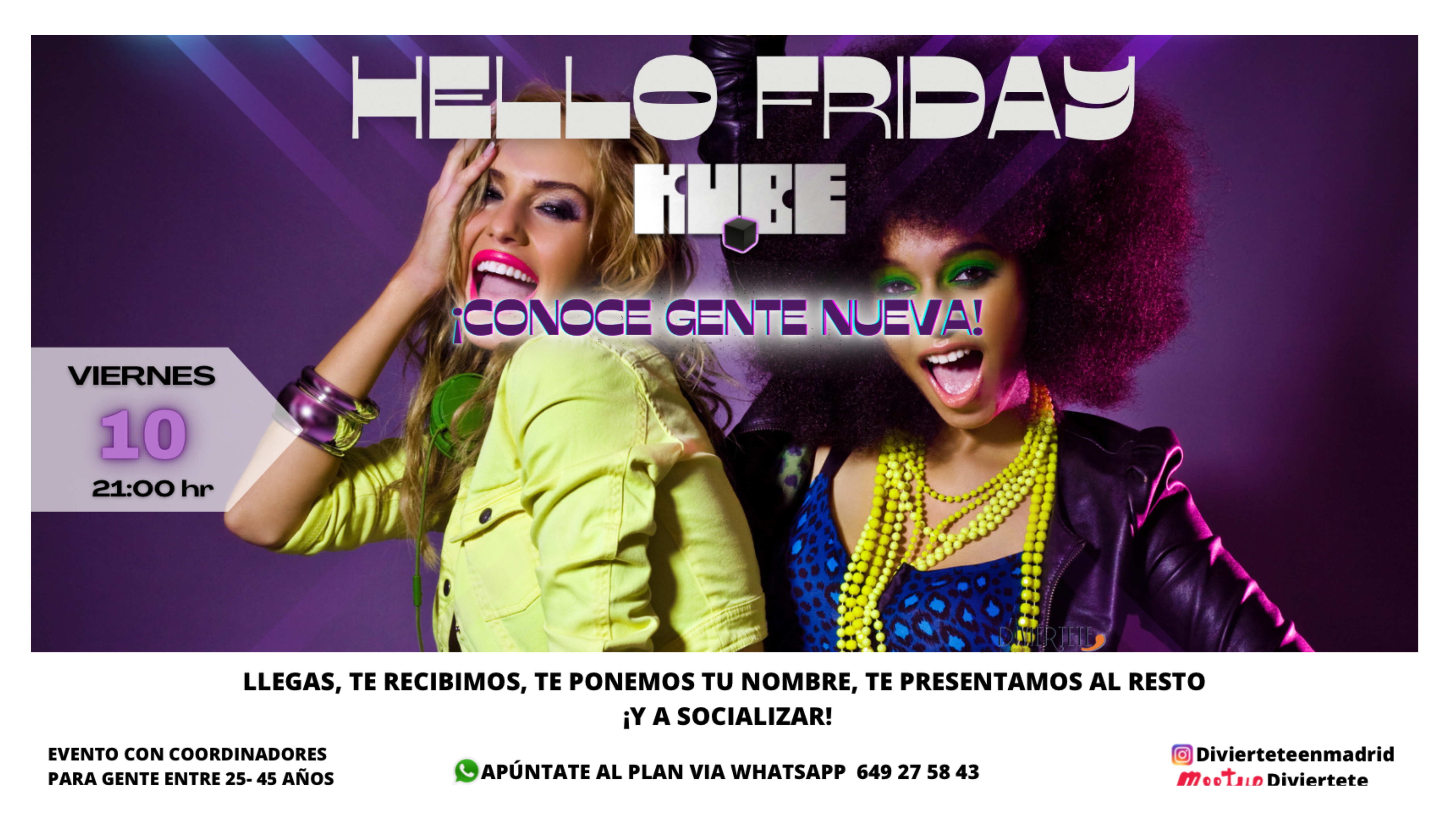 FIESTA CON CATERING Y DJ EN LA SALA KUBE.