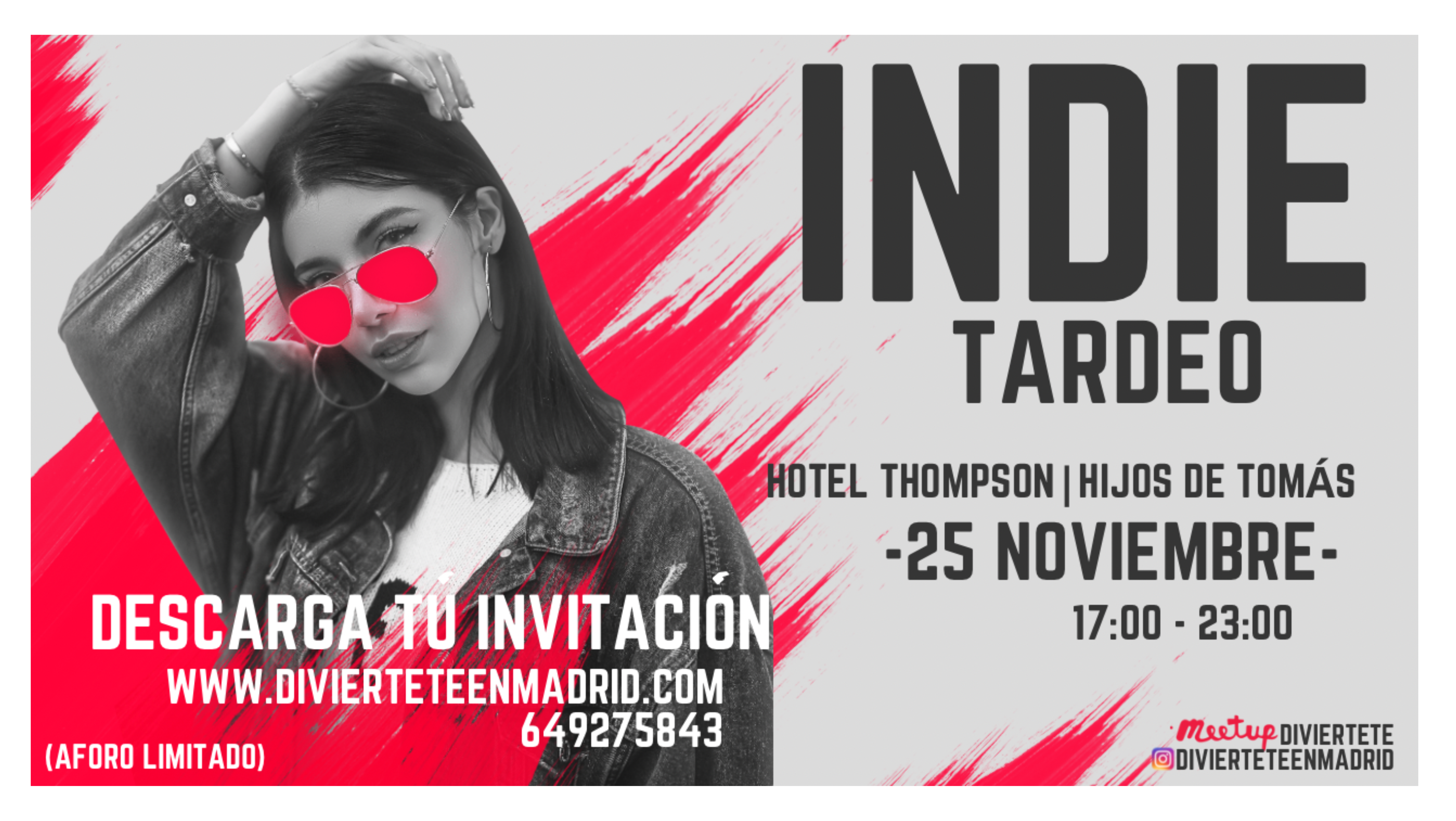 TARDEO INDIE DIVIERTETE, “DESCARGA TU INVITACION”