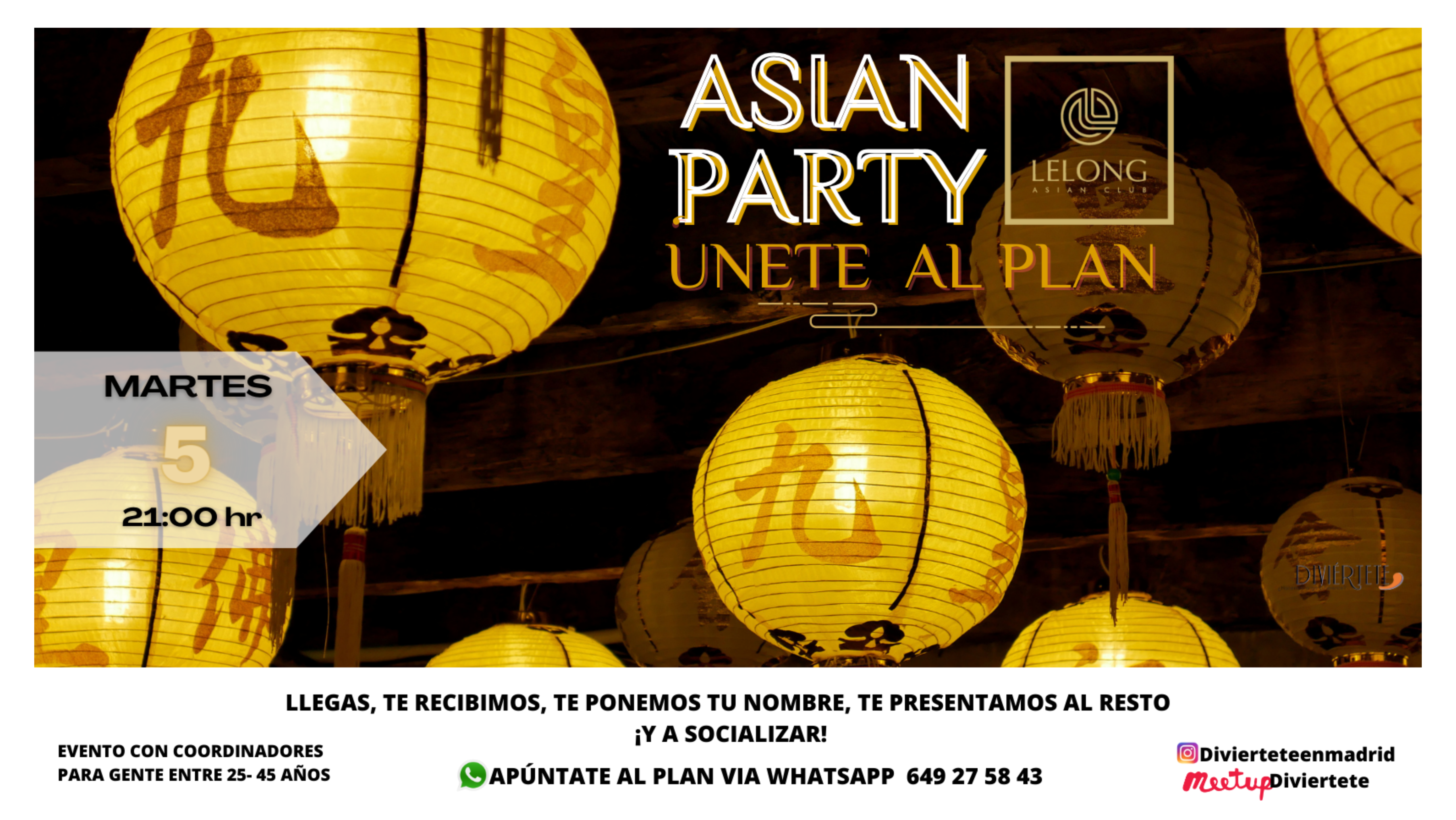 Asian party en Lelong Asian Club.